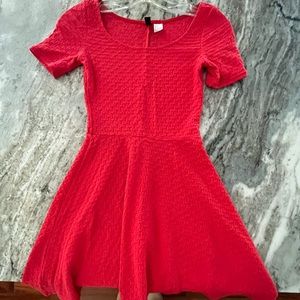 Cute dress orange/red never worn